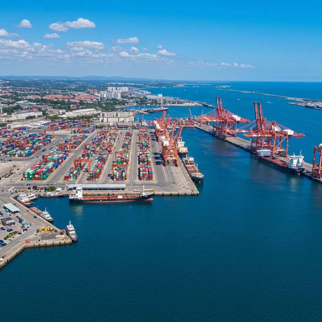 Students studying management foundations in a professional maritime business classroom